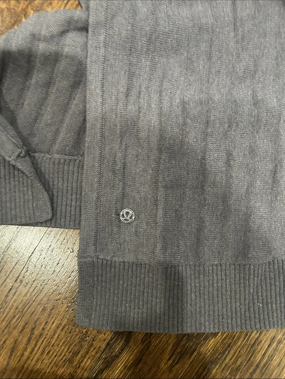 Lululemon Lightweight Soft Purple/Gray Women's Open Cape Sweater